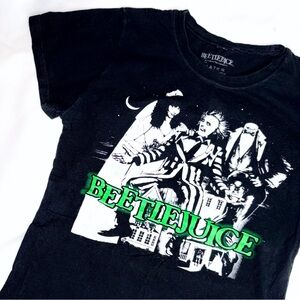Beetlejuice Black Graphic Tee